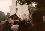 stretnutie v Riečnici, sv. omša na pódiu pred kostolom