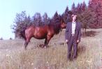 Ján Čerchla s koňom