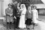 svadba Františka Šušotu a Anny Nogovej s jej rodičmi z Demänovej