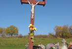 drevený kríž, ktorý pôvodne stál na cintoríne v Riečnici